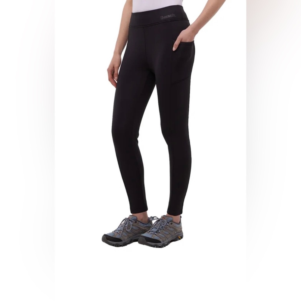 Bench Women's Classic Black Lined Leggings black New Size M